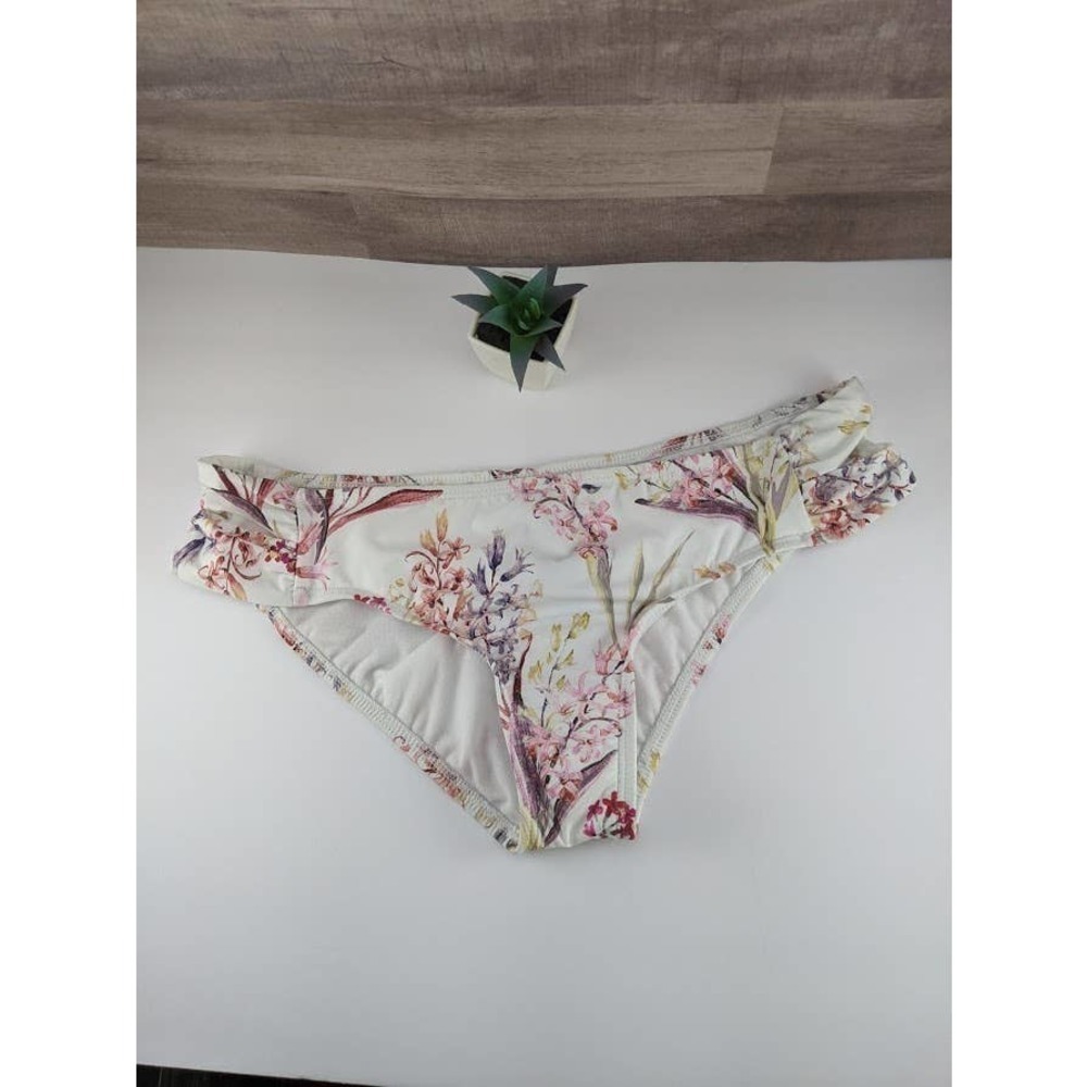 Antonio Melani White Floral Swim Bottom